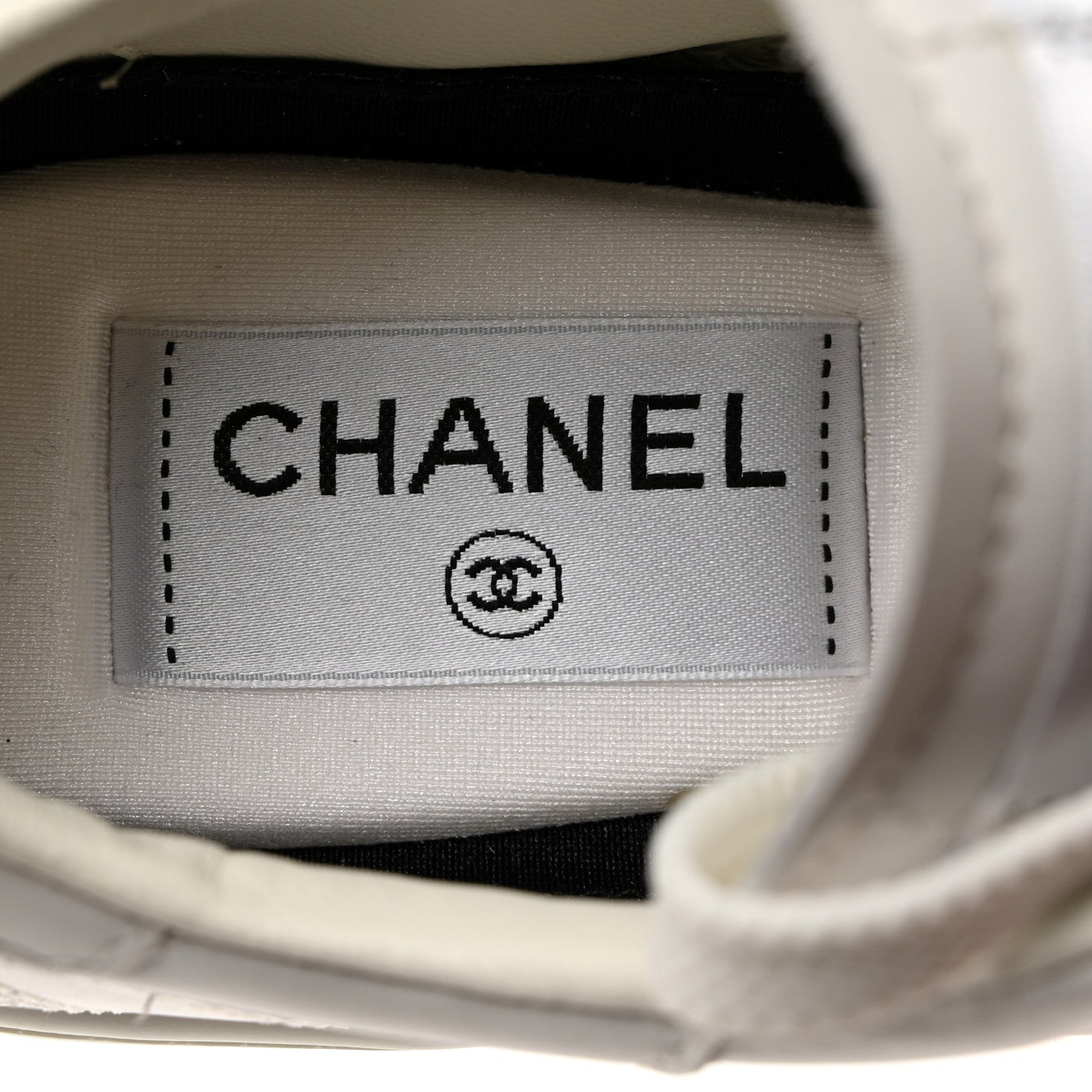 Chanel Calfskin CC Womens Sneakers 36 White 6 of 10