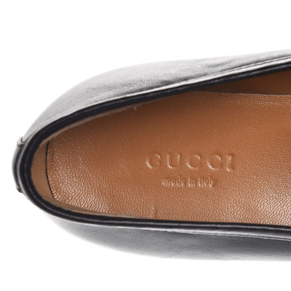 Gucci Calfskin Jordaan Loafers 38 Black 7 of 10