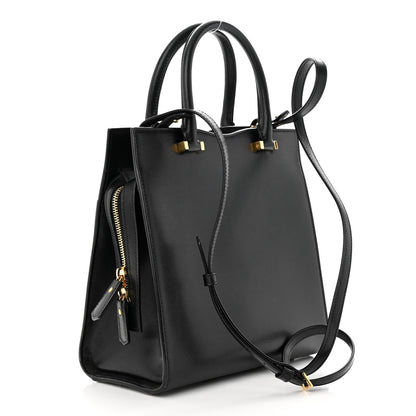 Saint Laurent Grain De Poudre Small Uptown Tote Black 3 of 12