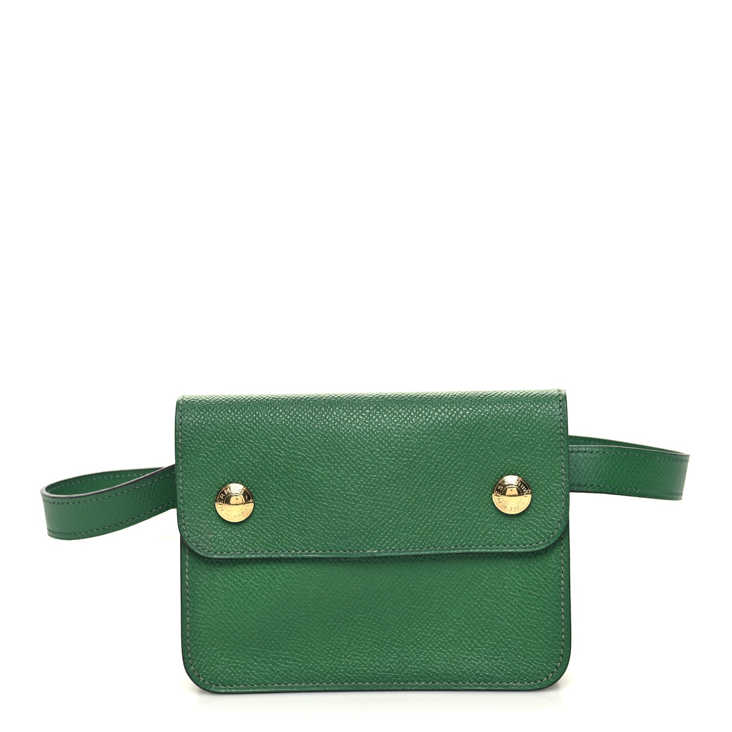 Hermes Courchevel Pochette Green Belt Bag Vert Bengale 1 of 13