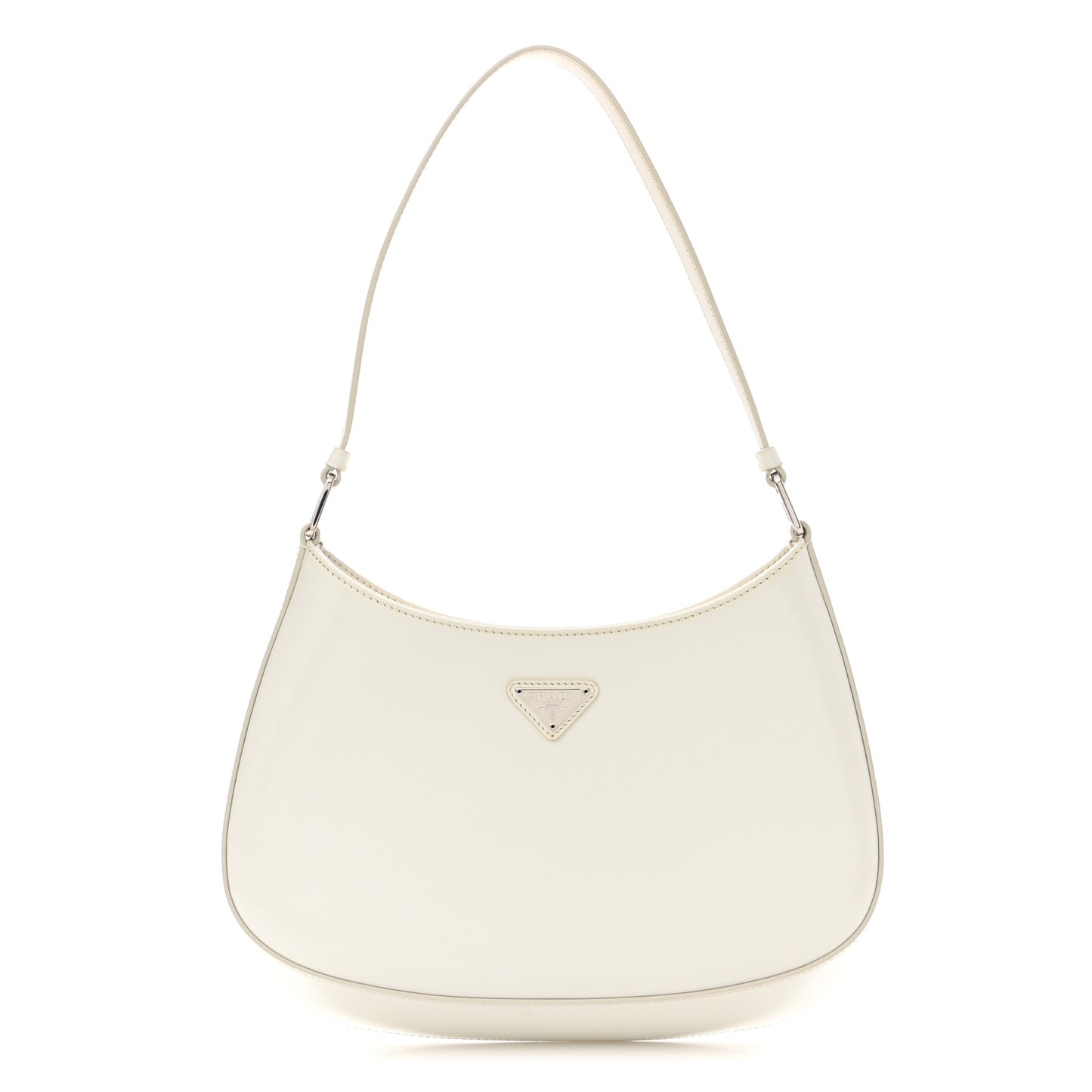 Spazzolato Cleo Shoulder Bag White