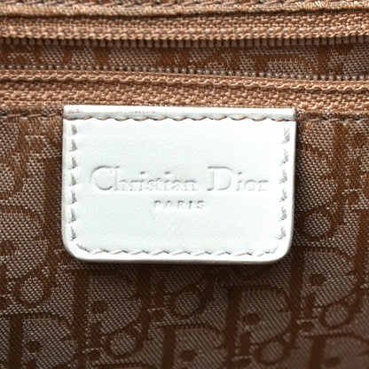Christian Dior Grained Calfskin Street Chic Top Handle Bag White 6 of 35
