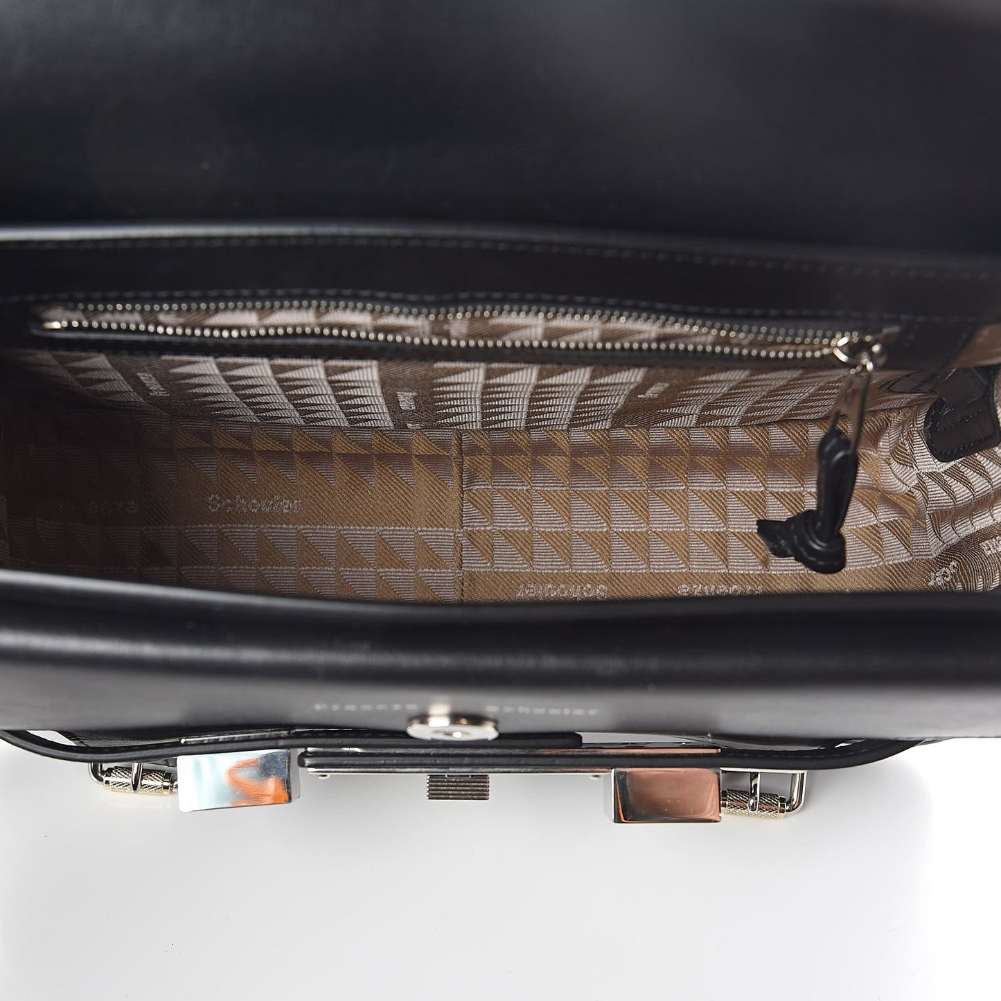 Calfskin PS11 Classic Shoulder Bag Black