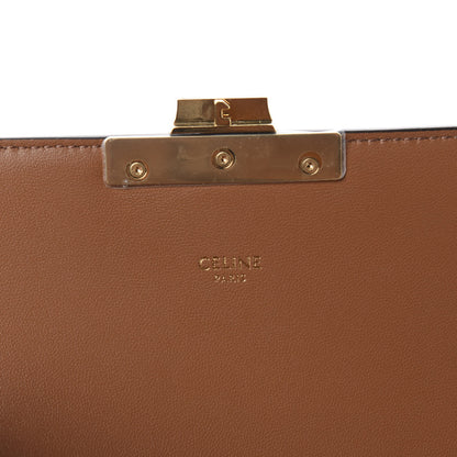 Celine Calfskin Triomphe Canvas Medium Triomphe Tan 8 of 12