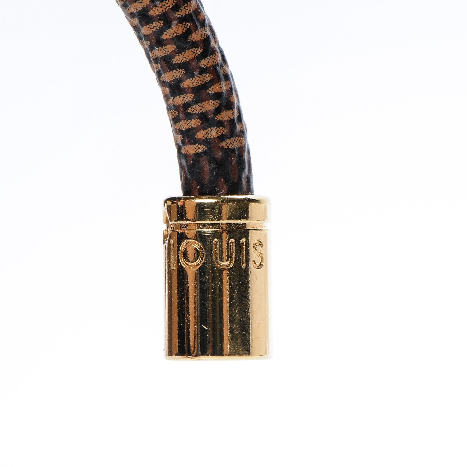 Louis Vuitton Damier Ebene Keep It Bracelet 17 5 of 7