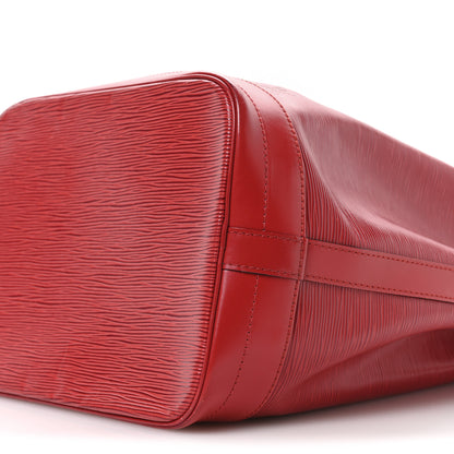 Louis Vuitton Epi Noe Castillan Red 9 of 10