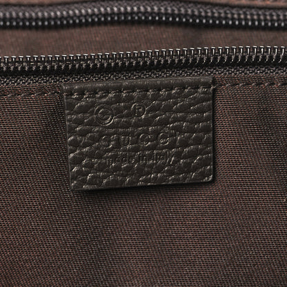 Gucci Monogram Large Flap Messenger Bag Beige Dark Brown 6 of 11