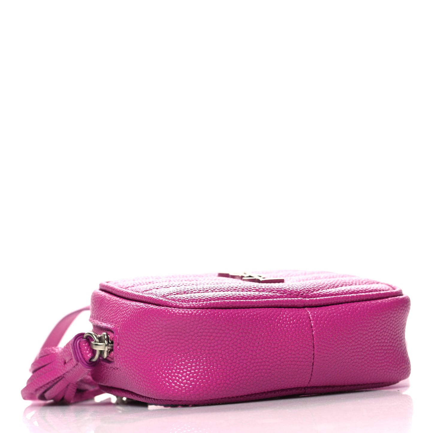 Grain De Poudre Matelasse Monogram Baby Lou Camera Bag Electric Fuxia