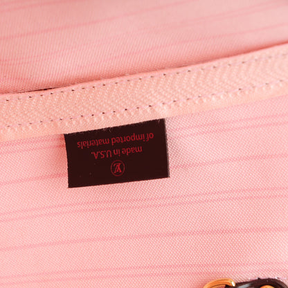 Louis Vuitton Damier Ebene Neo Neverfull MM Rose Ballerine 8 of 9