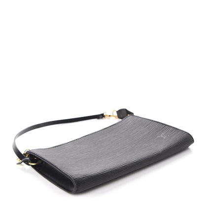 Louis Vuitton Epi Pochette Accessories 24 Black 4 of 11