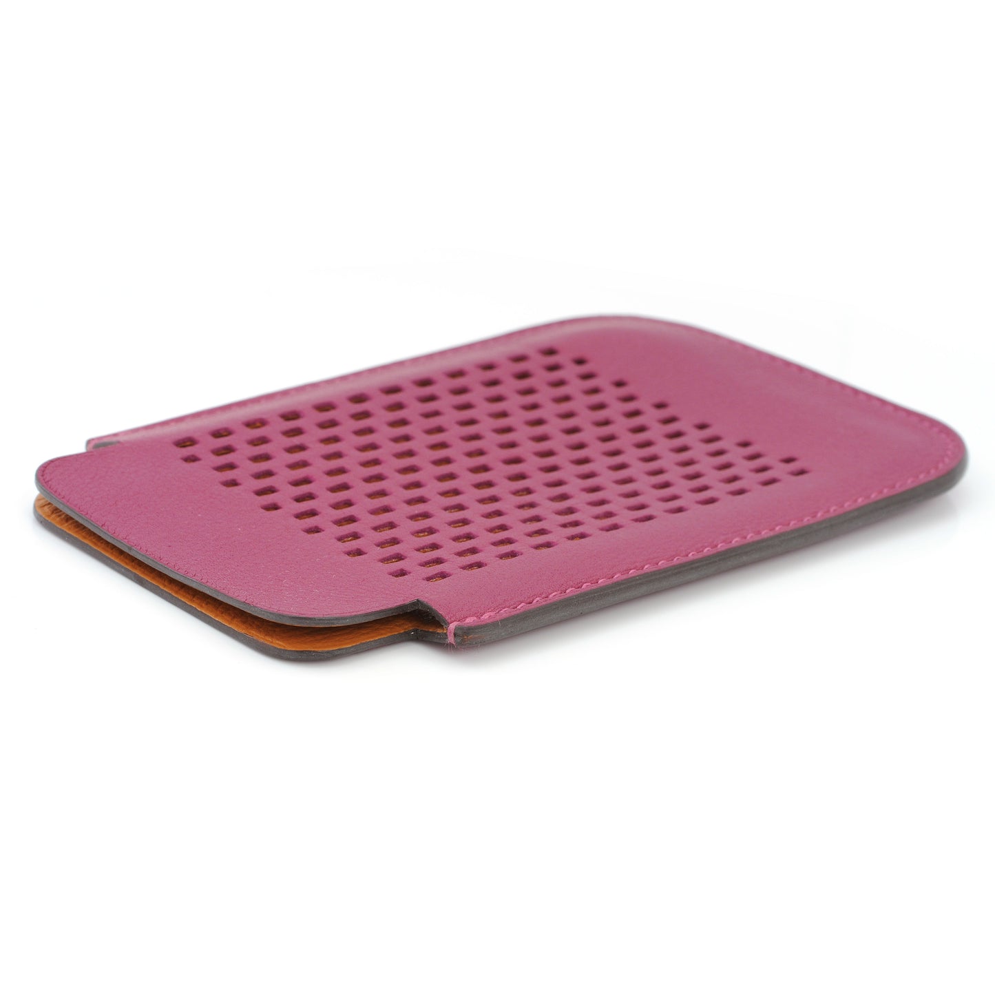 Swift Leather iPhone 4 4S Case Tosca and Orange