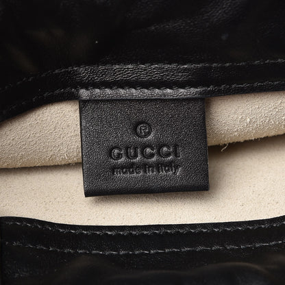 Gucci Calfskin Logo Drawstring Backpack Mystic White 6 of 7