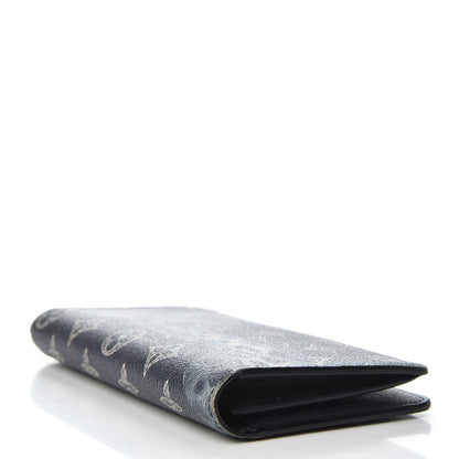 Louis Vuitton Savane Monogram Chapman Giraffe Brazza Wallet Encre 4 of 7