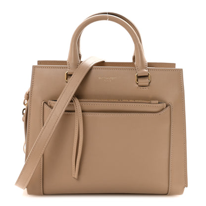 Saint Laurent Smooth Calfskin Small East Side Tote Taupe 1 of 9
