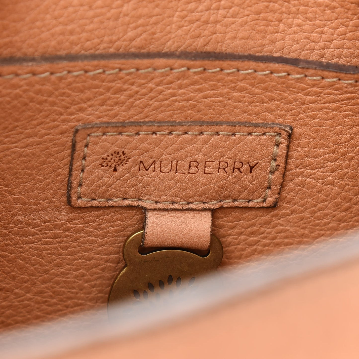 Grained Calfskin Tooled Darwin Bayswater Oak