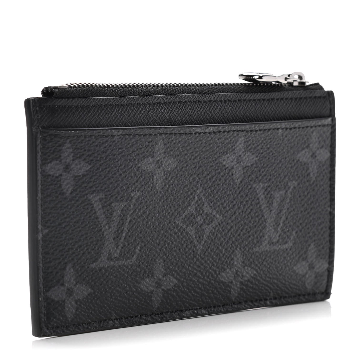 Louis Vuitton Reverse Monogram Eclipse Taiga Coin Card Holder 3 of 7