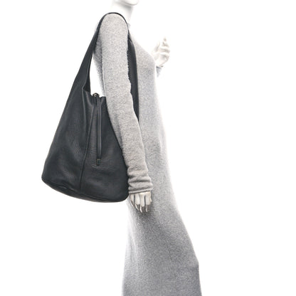 Salvatore Ferragamo Deerskin Sfilata Hobo Black 2 of 10