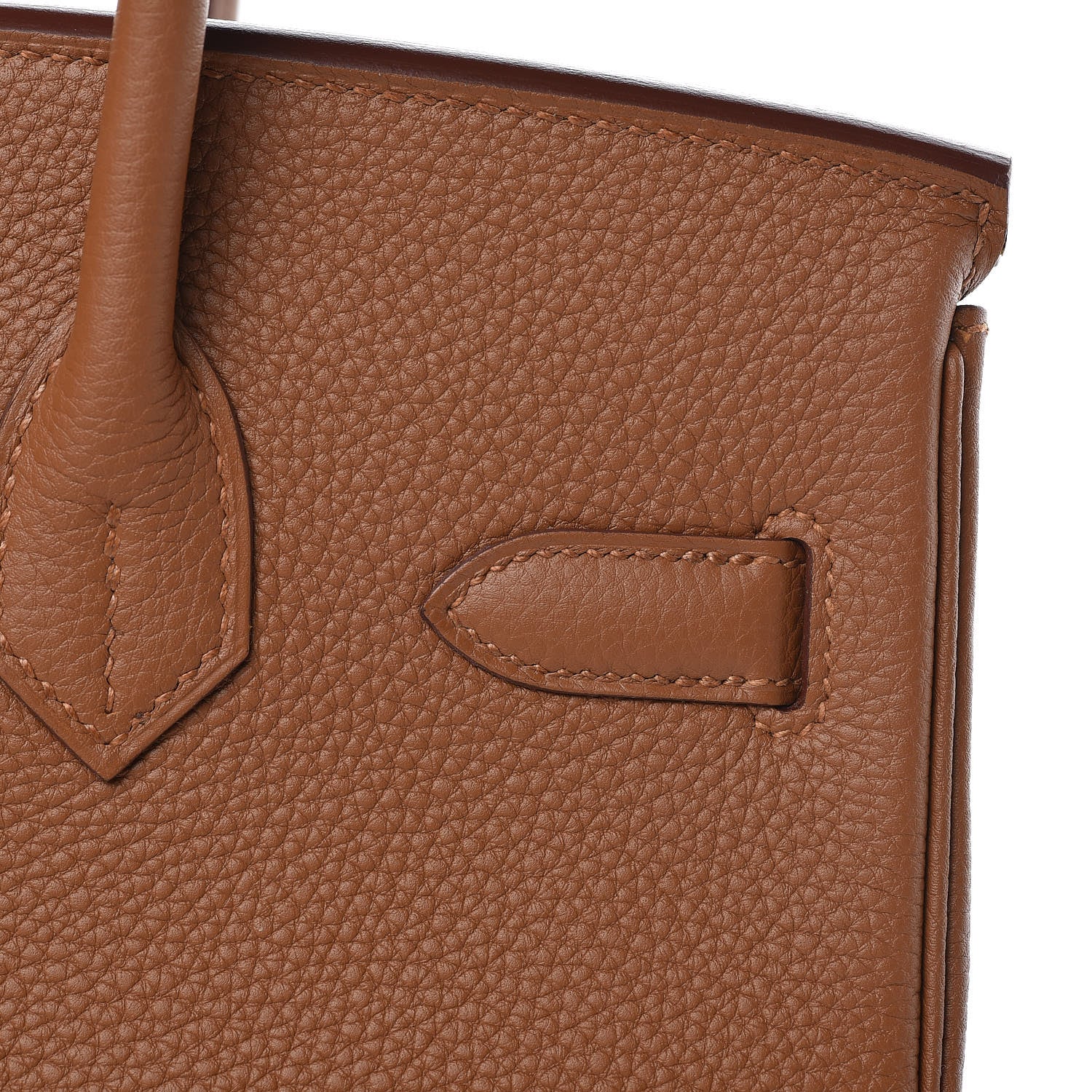 Hermes Togo Swift Officier Birkin 30 Gold Ambre 19 of 33