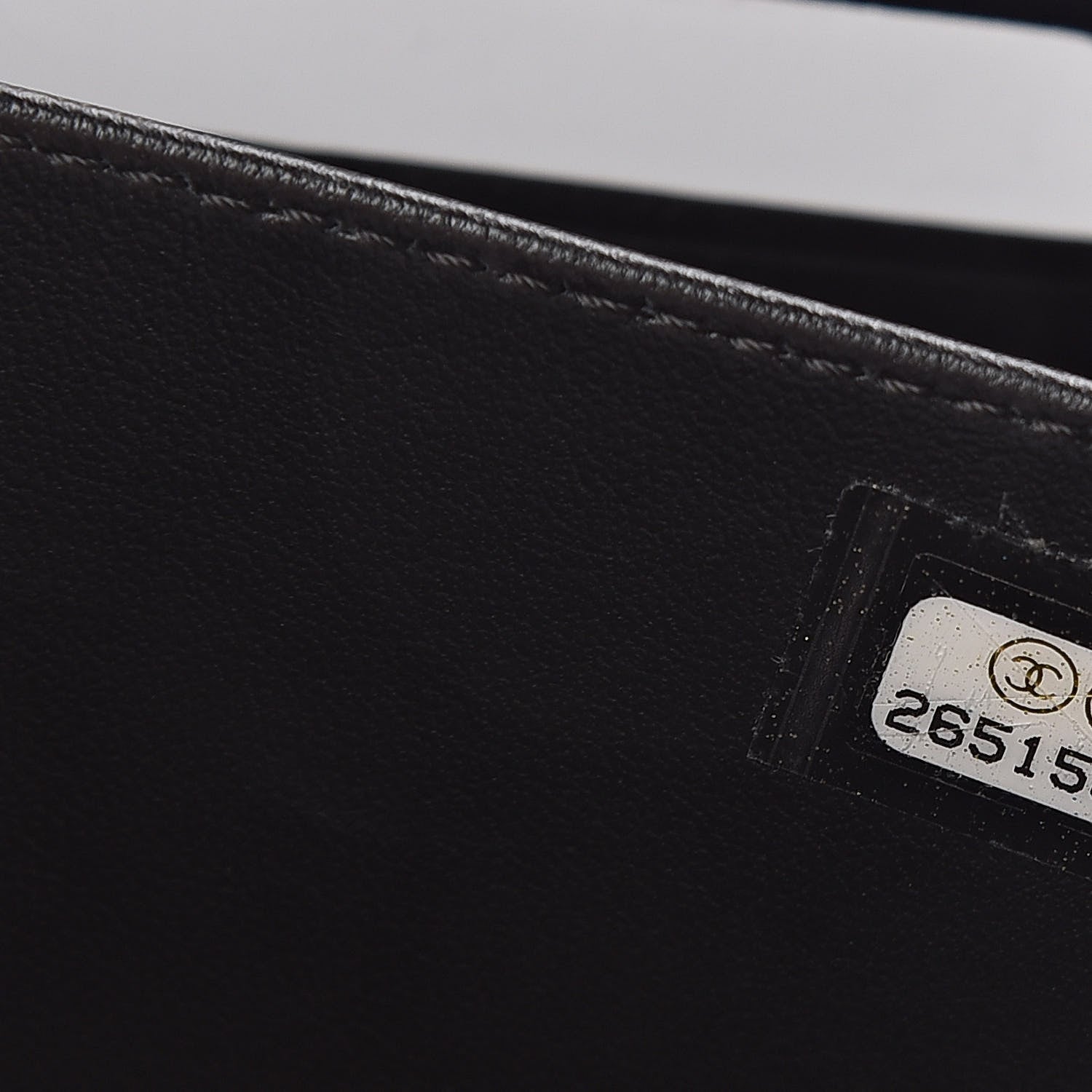 Chanel Caviar Quilted CC Filigree Vanity Clutch With Chain Beige Black 7 of 10