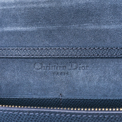 Christian Dior Calfskin 30 Montaigne 2 in 1 Pouch Dark Blue 6 of 10