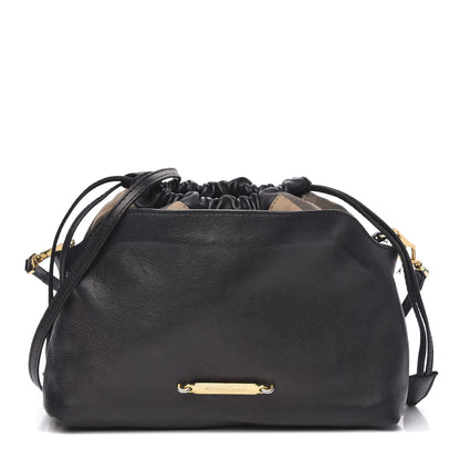 Burberry Calfskin House Check Little Crush Black 1 of 11