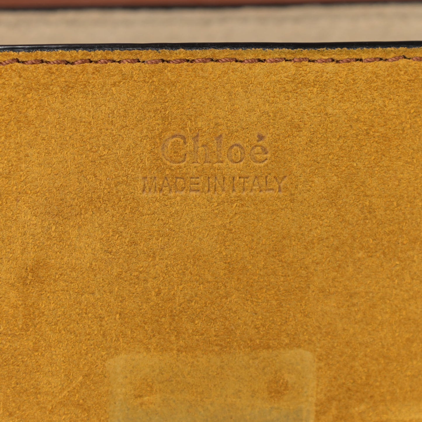 Suede Calfskin Patchwork Mini Drew Shoulder Bag Tobacco