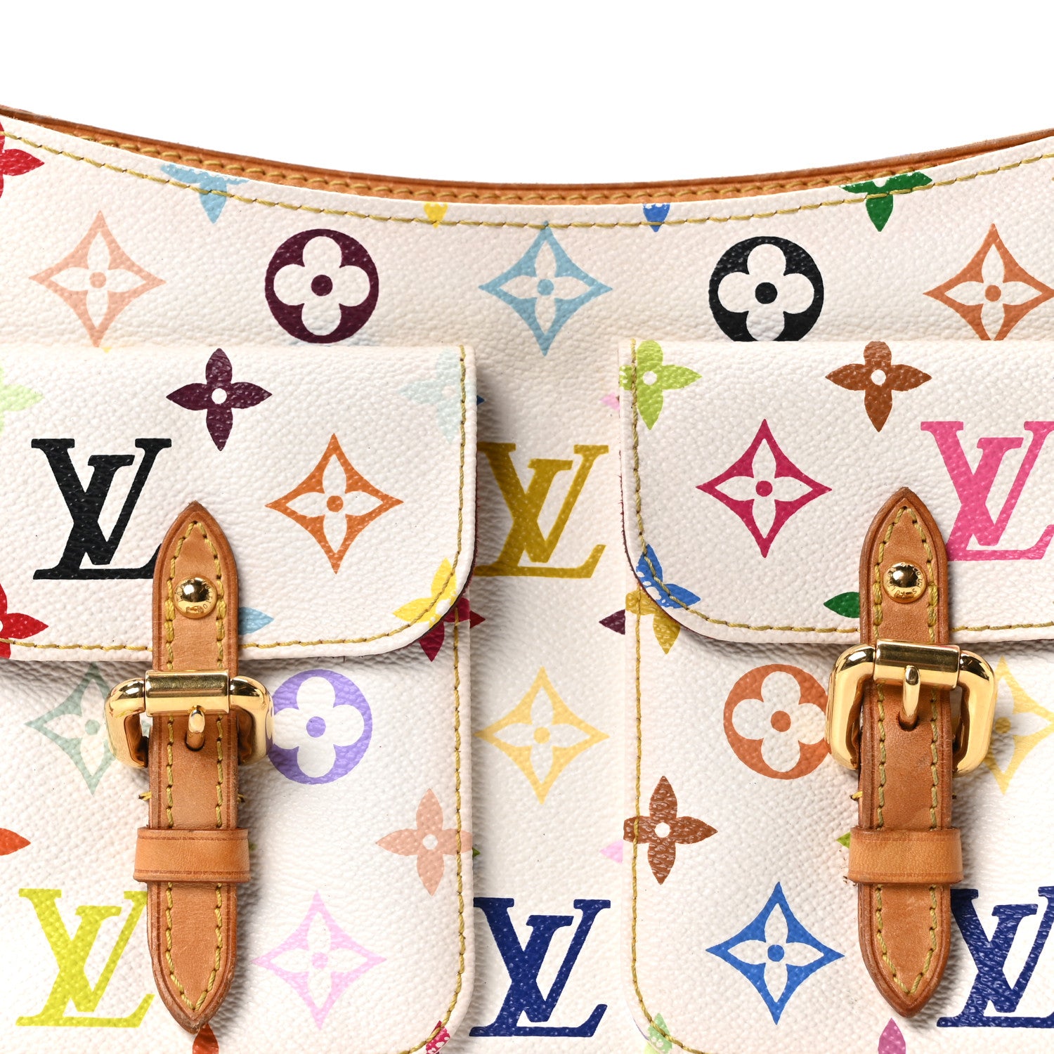 Louis Vuitton Monogram Multicolor Lodge PM White 7 of 9