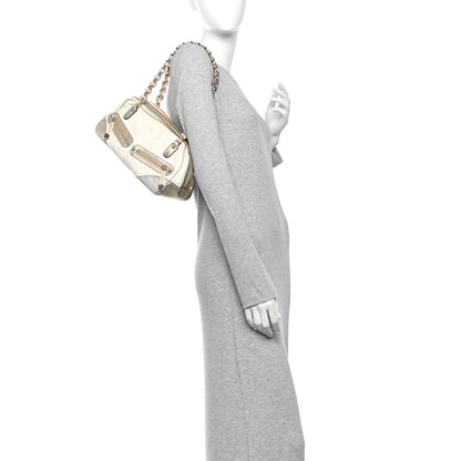 Gucci Goatskin Small Capri Bowler White Gold 2 of 11