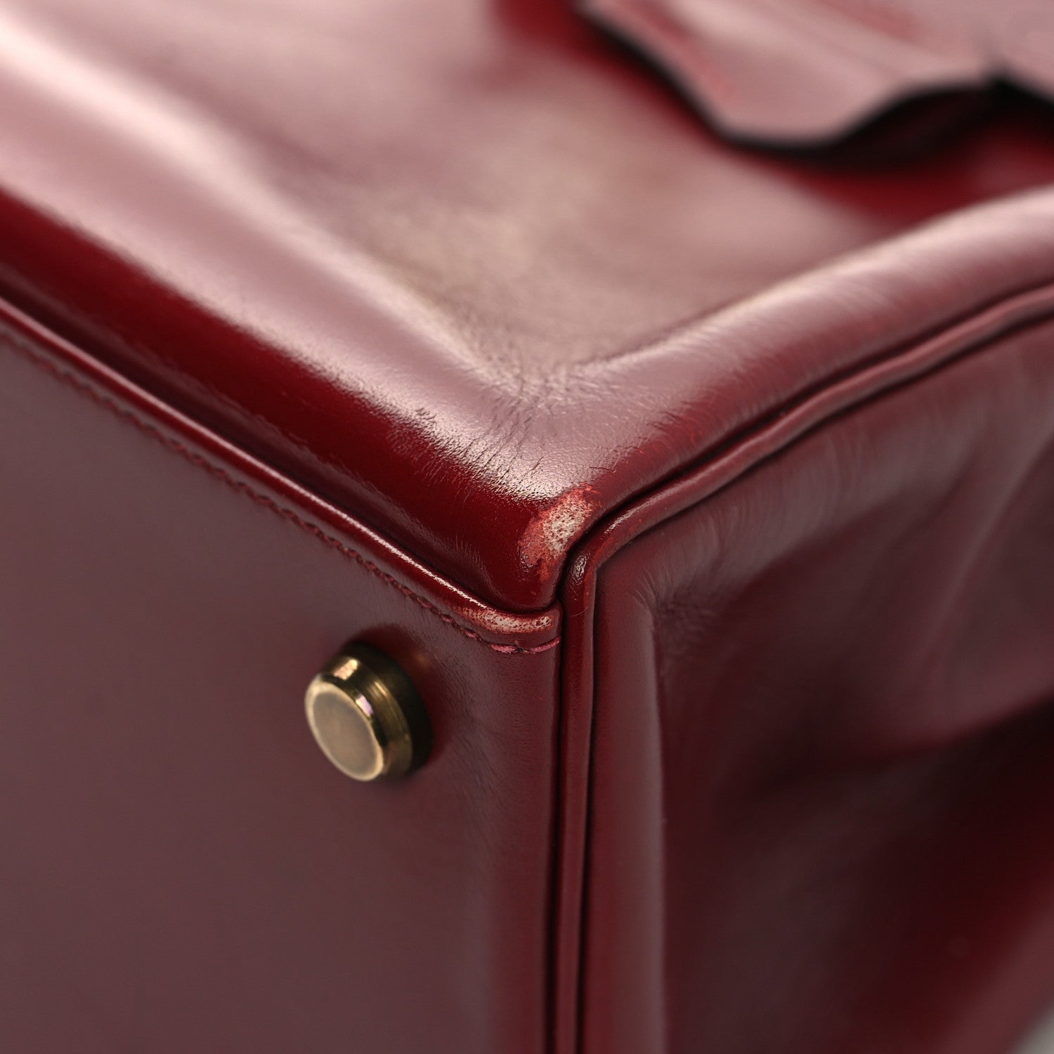 Hermes Box Kelly Retourne 28 Rouge H 10 of 14