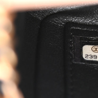 Chanel Caviar Quilted Small CC Filigree Flap Beige Black 7 of 11