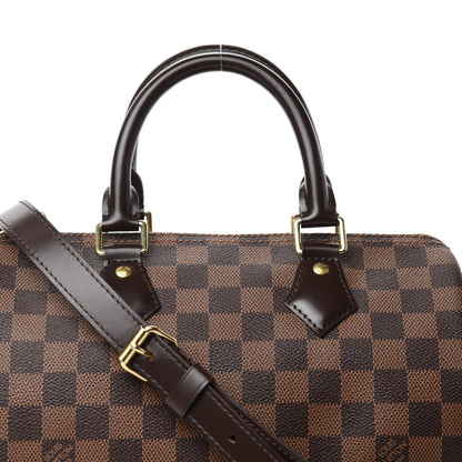 Louis Vuitton Damier Ebene Speedy Bandouliere 25 11 of 11