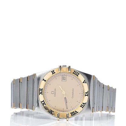Omega Stainless Steel 18K Yellow Gold 33mm Constellation Quartz Watch Champagne 796.1180 3 of 7