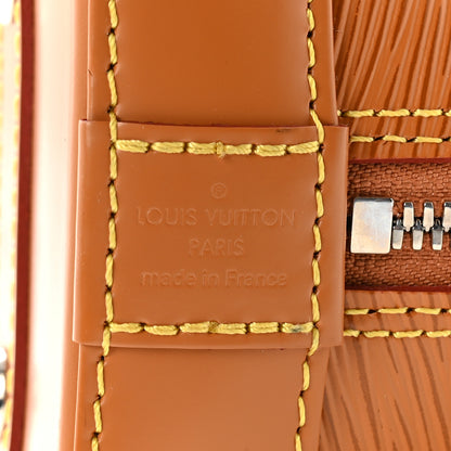 Louis Vuitton Epi Jacquard Alma BB Honey Gold 6 of 9