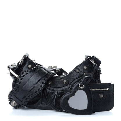 Balenciaga Agneau Arena Le Cagole Shoulder Bag XS Black 1 of 9