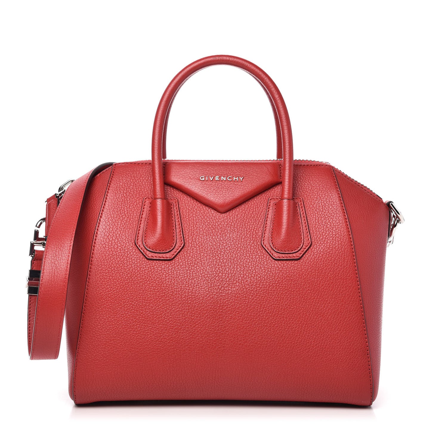 Sugar Goatskin Small Antigona Red