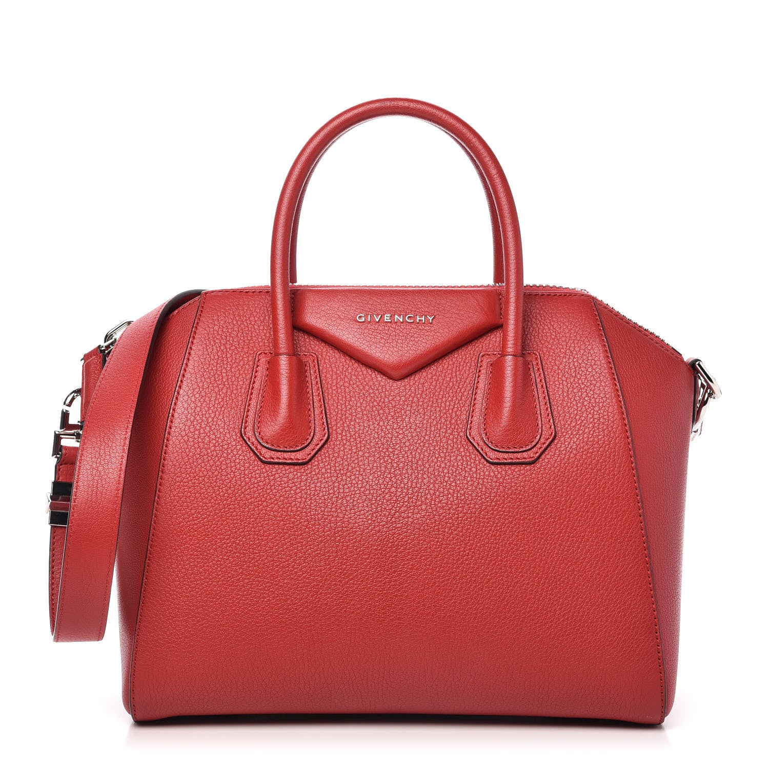 Givenchy Sugar Goatskin Small Antigona Red 1 of 13
