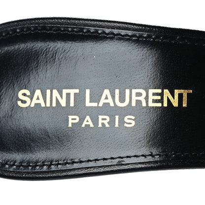 Saint Laurent Mink Calfskin Roy Mule Sandals 36.5 Rose Love 7 of 8