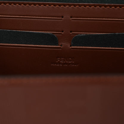 Fendi Vitello King FF Lines Embossed Baguette Soft Trunk Ghianda 6 of 9
