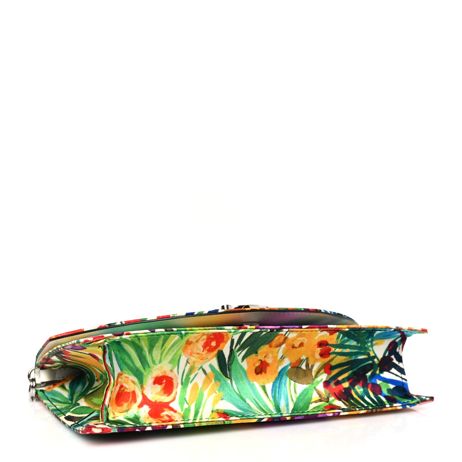 Christian Louboutin Satin Loubi54 Crossbody Clutch Multicolor 4 of 8