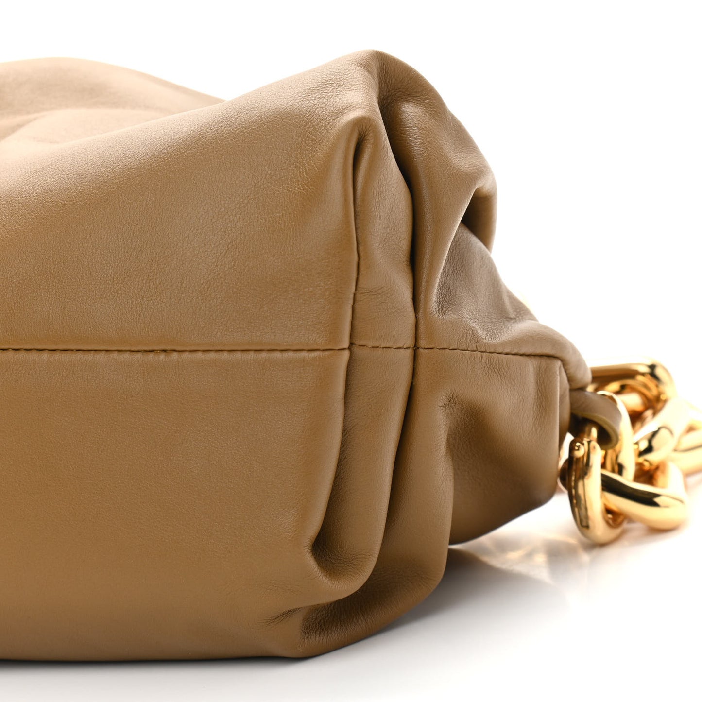 Calfskin The Pouch Chain Moutarde