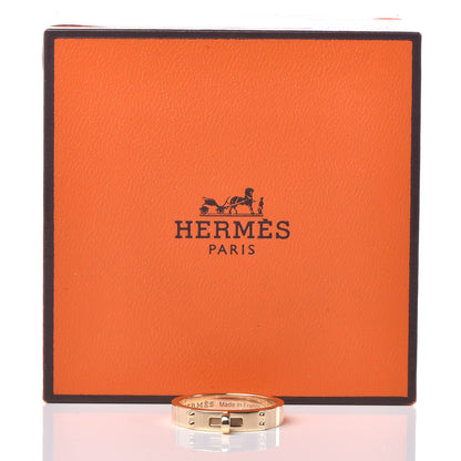 Hermes 18K Yellow Gold TPM Kelly Ring 52 6 6 of 6