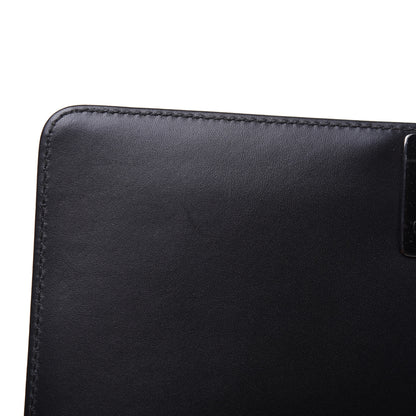 Chanel Calfskin Painted Chevron Embossed Medium Boy Flap Black 14 of 24