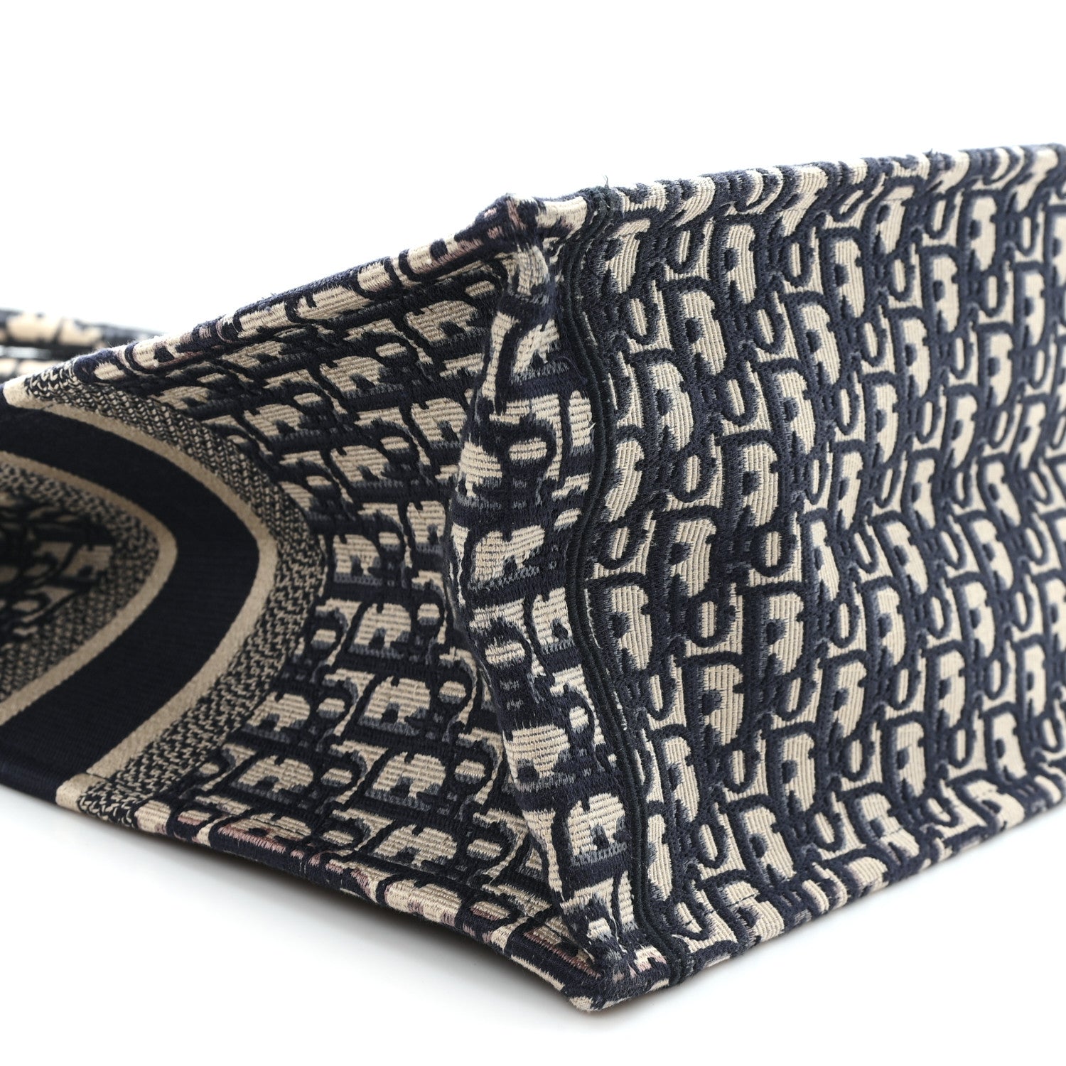 Christian Dior Oblique Large Book Tote Blue Multicolor 8 of 9
