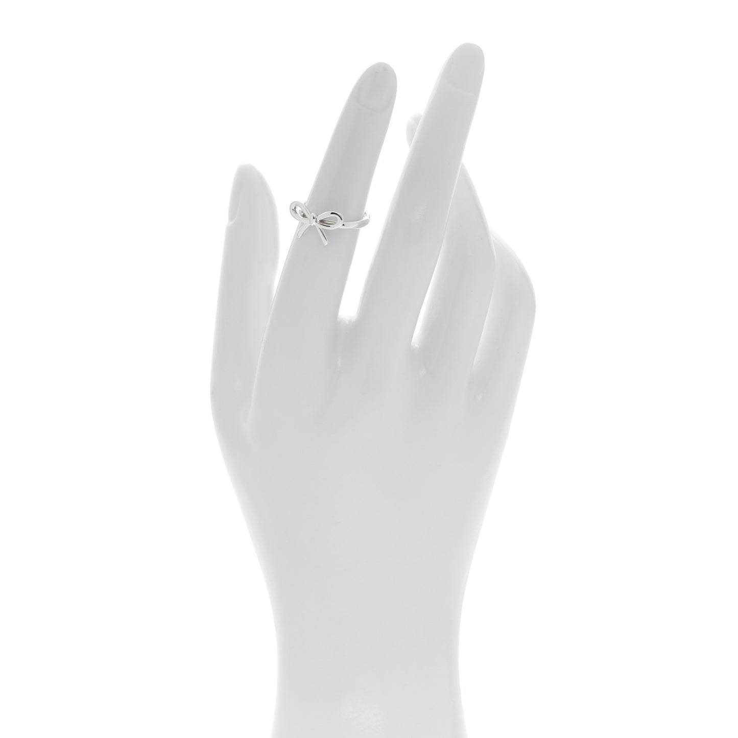 Sterling Silver Bow Ring 49 5