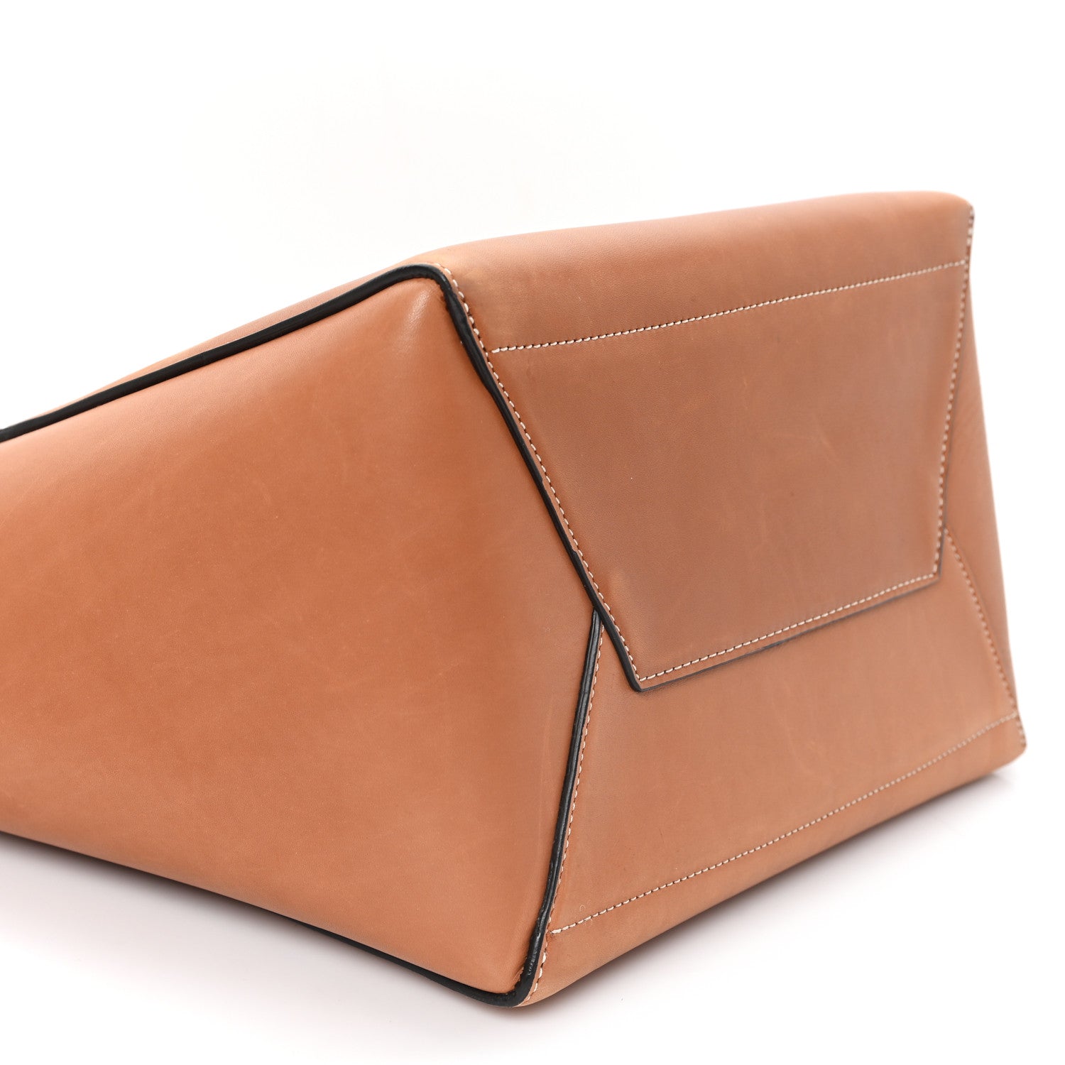 Celine Natural Calfskin Seau Sangle Bucket Bag Tan 8 of 10