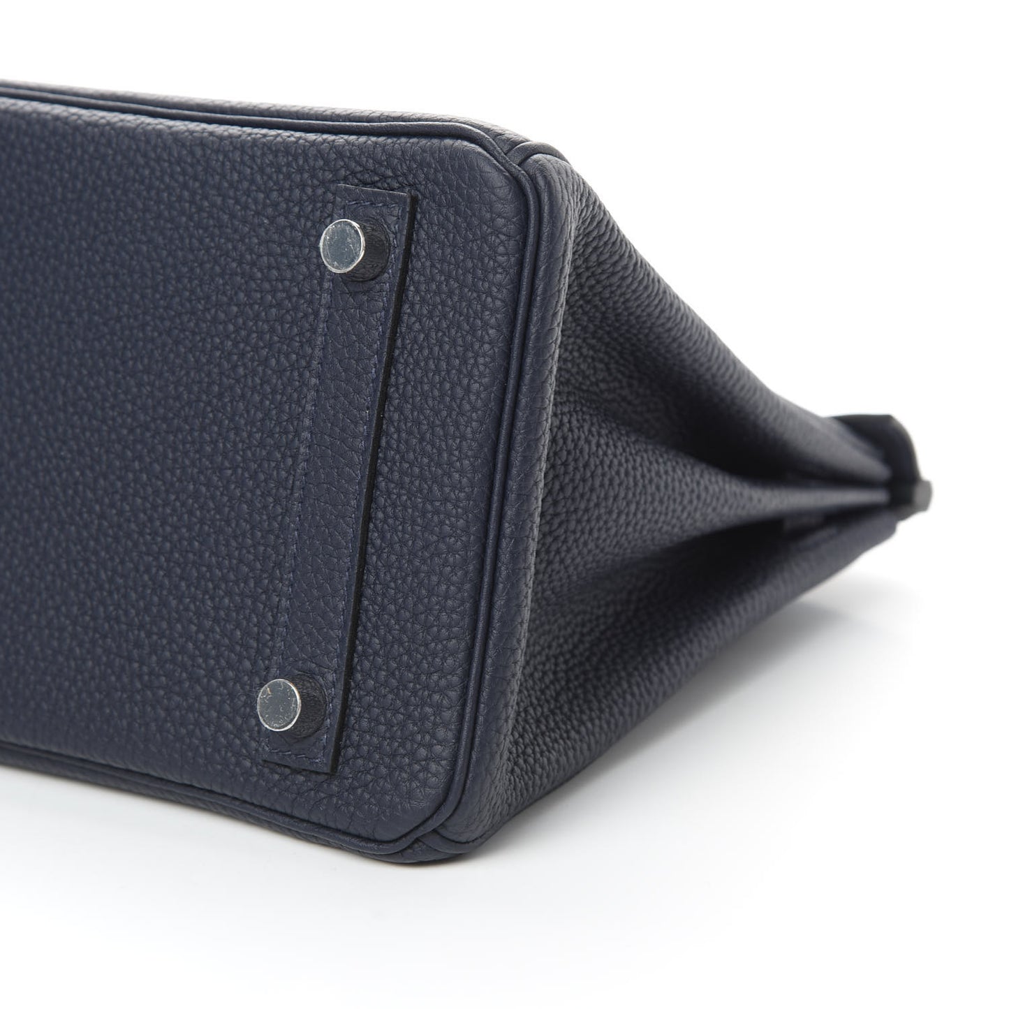 Togo Swift Officier Birkin 25 Bleu Nuit Vert Cypress
