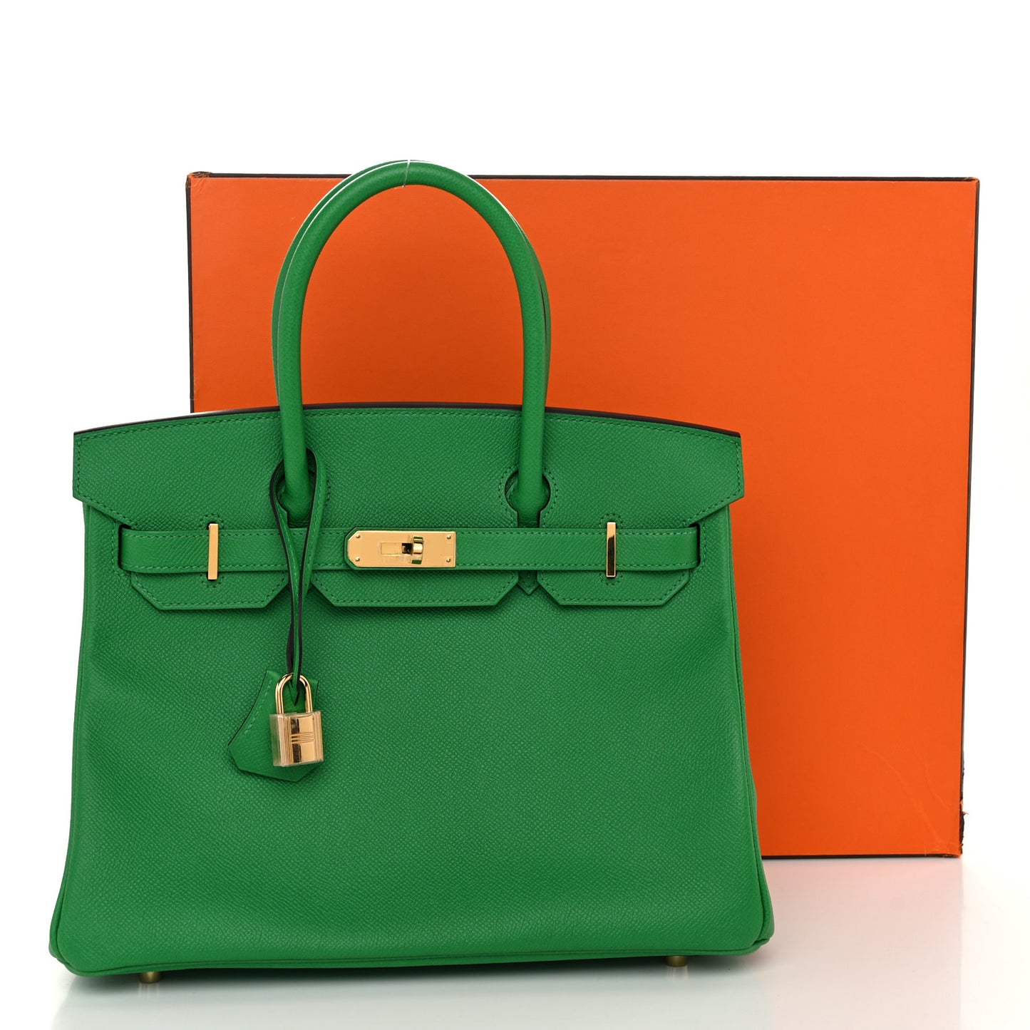 Epsom Birkin 30 Bambou