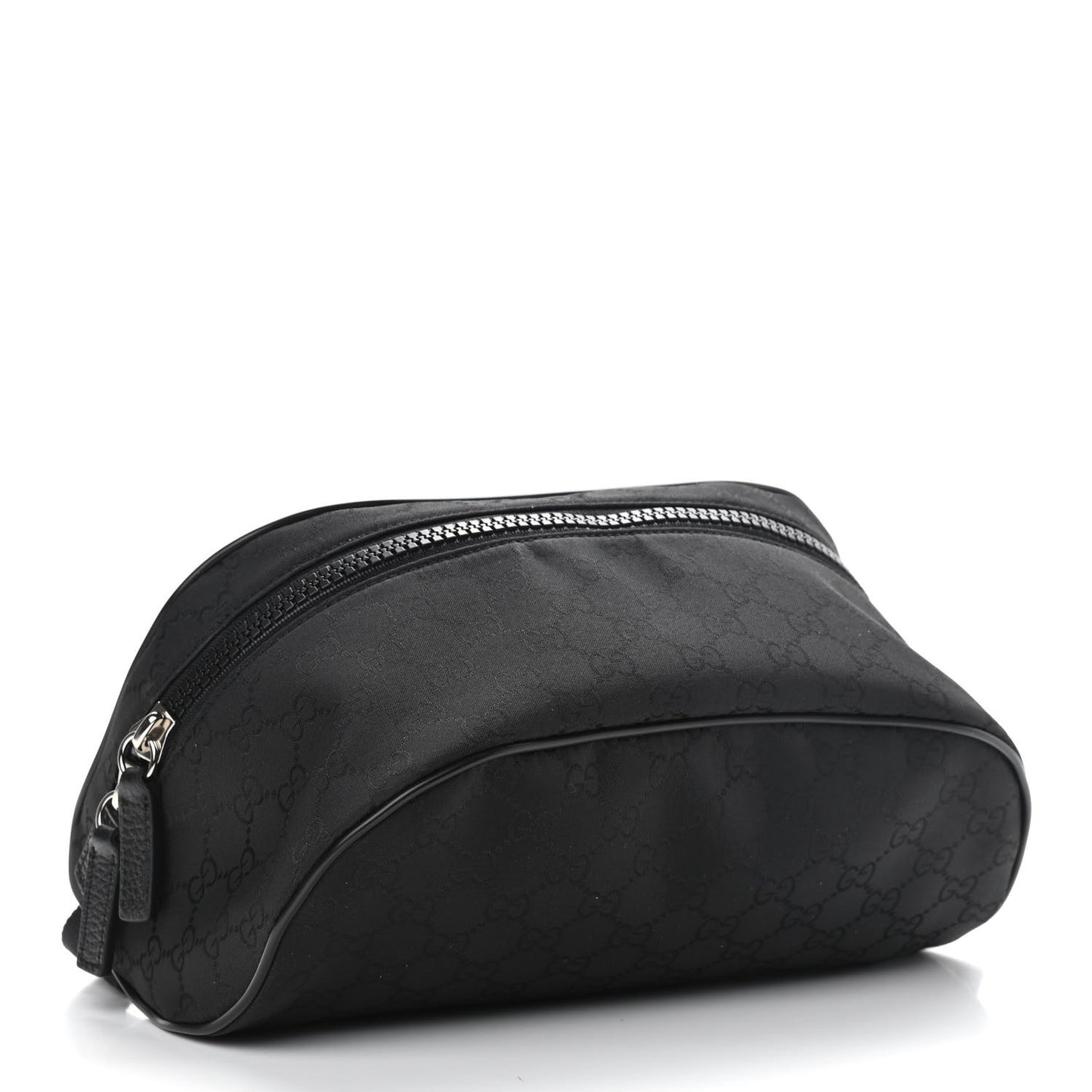 Nylon Monogram Fanny Pack Belt Bag Black