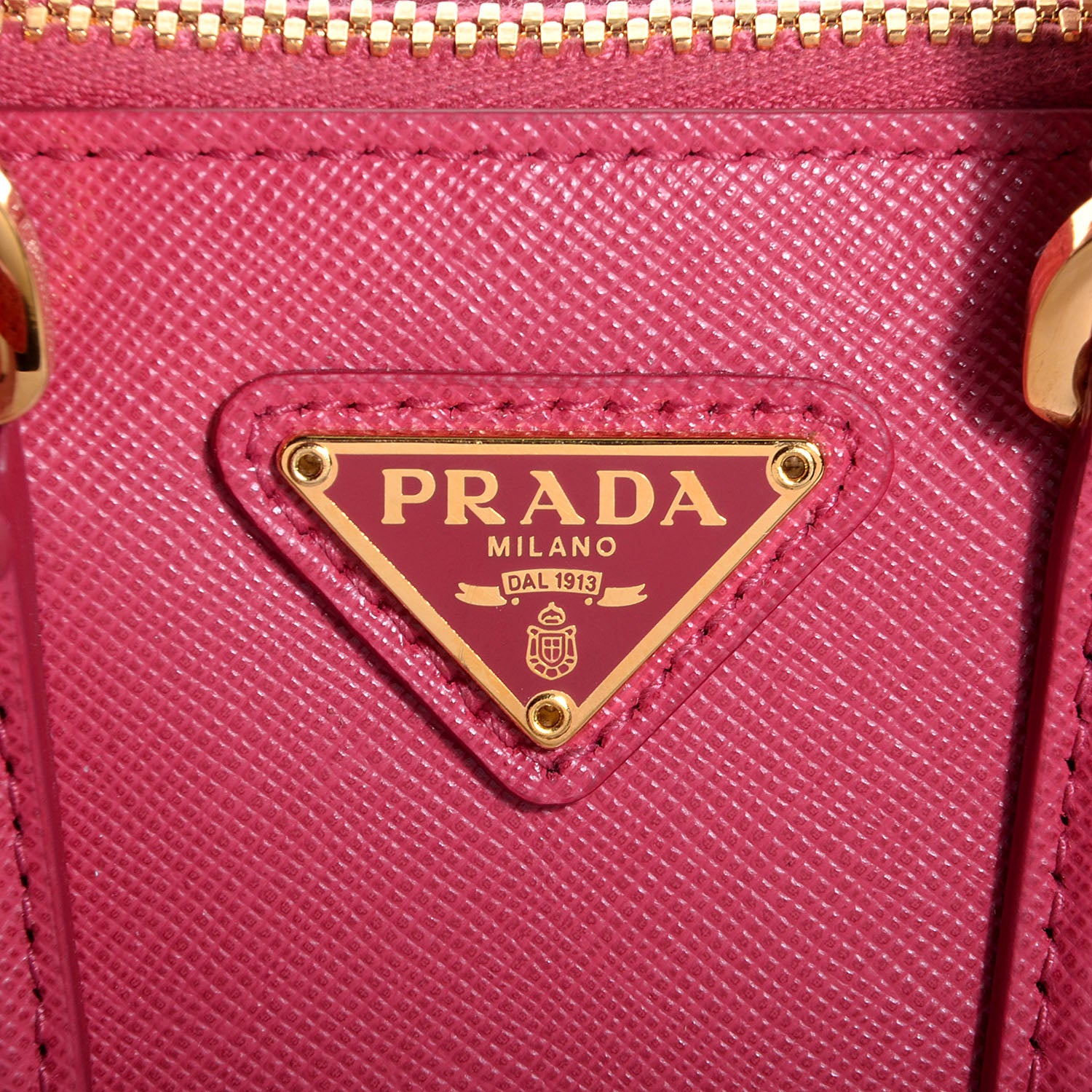Prada Saffiano Lux Mini Promenade Tote Peonia 6 of 12