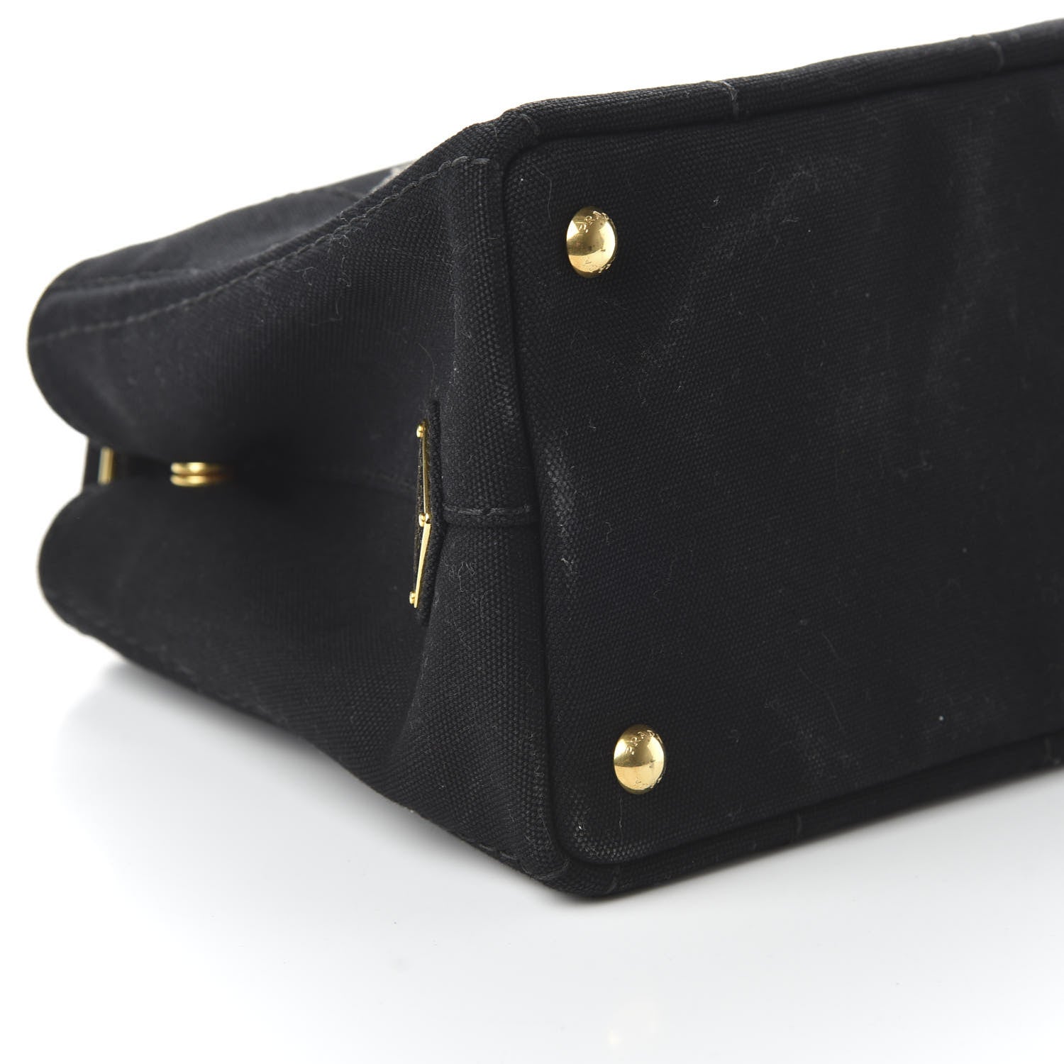 Prada Canapa Small Logo Tote Black 6 of 9
